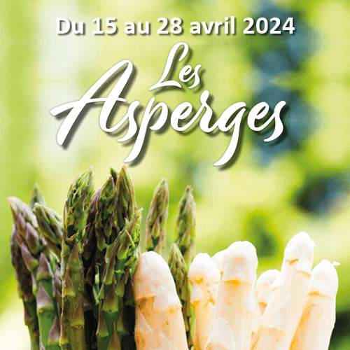 La saison des asperges est enfin de retour au restaurant Amélys !