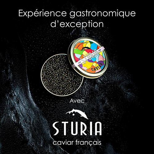 Dîner Prestige autour du caviar Sturia