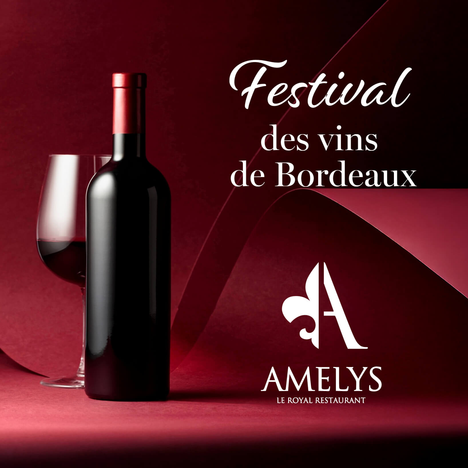Le festival des vins de Bordeaux arrive au restaurant Amélys