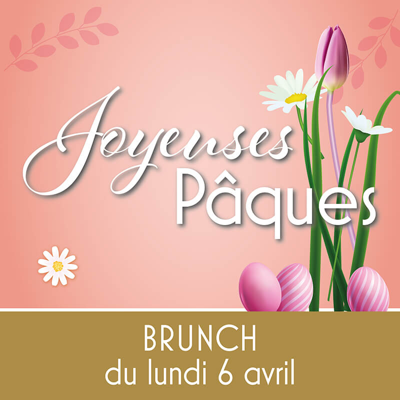 Brunch spécial Pâques lundi 6 avril au restaurant Amélys