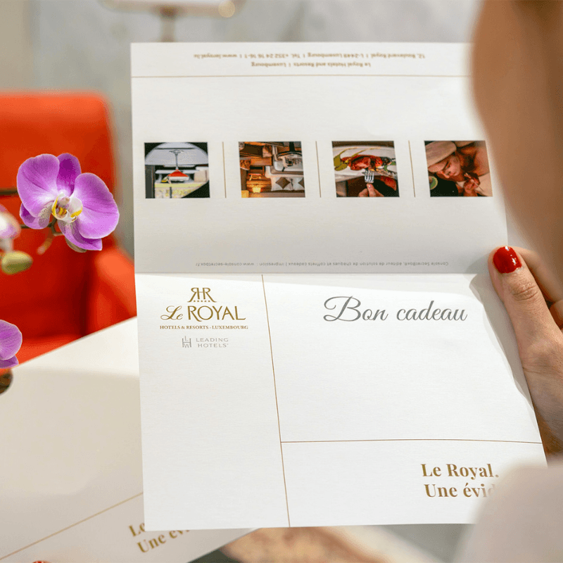 La boutique officielle de bons cadeaux de l’hôtel Le Royal est en ligne !
